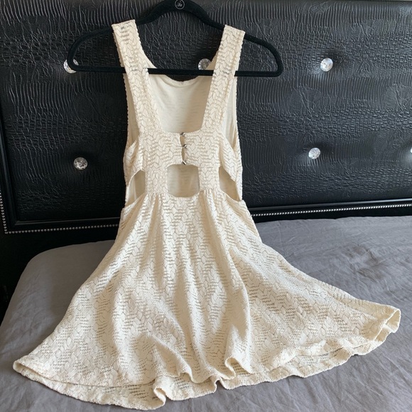 Free People Lace Poppy Dress Cream Size XS GUC - Picture 5 of 8